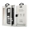 Karl Lagerfeld KLHMP13XSSKCK iPhone 13Pro Max 6,7" hardcase czarny/black Silicone Karl & Choupette Magsafe na NearMe.pl