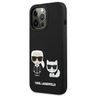 Karl Lagerfeld KLHMP13XSSKCK iPhone 13Pro Max 6,7" hardcase czarny/black Silicone Karl & Choupette Magsafe na NearMe.pl