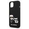 Karl Lagerfeld KLHMP13MSSKCK iPhone 13/ 14 / 15 6,1" hardcase czarny/black Silicone Karl & Choupette Magsafe na NearMe.pl