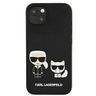 Karl Lagerfeld KLHMP13MSSKCK iPhone 13/ 14 / 15 6,1" hardcase czarny/black Silicone Karl & Choupette Magsafe na NearMe.pl