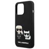Karl Lagerfeld KLHMP13LSSKCK iPhone 13 Pro / 13 6,1" hardcase czarny/black Silicone Karl & Choupette Magsafe na NearMe.pl