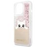 Karl Lagerfeld KLHCP13LPABGNU iPhone 13Pro / 13 6,1" różowy/pink hardcase PEEK A BOO Liquid Glitter na NearMe.pl