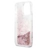 Karl Lagerfeld KLHCP13LPABGNU iPhone 13Pro / 13 6,1" różowy/pink hardcase PEEK A BOO Liquid Glitter na NearMe.pl