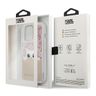 Karl Lagerfeld KLHCP13LPABGNU iPhone 13Pro / 13 6,1" różowy/pink hardcase PEEK A BOO Liquid Glitter na NearMe.pl