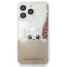 Karl Lagerfeld KLHCP13LPABGNU iPhone 13Pro / 13 6,1" różowy/pink hardcase PEEK A BOO Liquid Glitter na NearMe.pl
