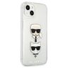 Karl Lagerfeld KLHCP13SKCTUGLS iPhone 13mini 5,4" srebrny/silver hardcase Glitter Karl`s & Choupette na NearMe.pl