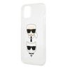 Karl Lagerfeld KLHCP13MKCTUGLS iPhone 13/ 14 / 15 6,1" srebrny/silver hardcase Glitter Karl`s & Choupette na NearMe.pl