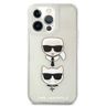 Karl Lagerfeld KLHCP13LKCTUGLS iPhone 13Pro / 13 6,1" srebrny/silver hardcase Glitter Karl`s & Choupette na NearMe.pl