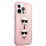 Karl Lagerfeld KLHCP13LKCTUGLP iPhone 13Pro / 13 6,1" różowy/pink hardcase Glitter Karl`s & Choupette na NearMe.pl