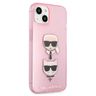 Karl Lagerfeld KLHCP13SKCTUGLP iPhone 13mini 5,4" różowy/pink hardcase Glitter Karl`s & Choupette na NearMe.pl
