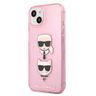 Karl Lagerfeld KLHCP13SKCTUGLP iPhone 13mini 5,4" różowy/pink hardcase Glitter Karl`s & Choupette na NearMe.pl