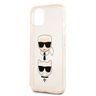 Karl Lagerfeld KLHCP13MKCTUGLGO iPhone13 / 14 / 15 6,1" złoty/gold hardcase Glitter Karl`s & Choupette na NearMe.pl