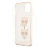 Karl Lagerfeld KLHCP13MKCTUGLGO iPhone13 / 14 / 15 6,1" złoty/gold hardcase Glitter Karl`s & Choupette na NearMe.pl