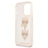 Karl Lagerfeld KLHCP13XKCTUGLGO iPhone13 Pro Max 6,7" złoty/gold hardcase Glitter Karl`s & Choupette na NearMe.pl