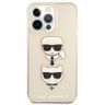 Karl Lagerfeld KLHCP13XKCTUGLGO iPhone13 Pro Max 6,7" złoty/gold hardcase Glitter Karl`s & Choupette na NearMe.pl