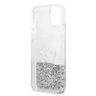 Karl Lagerfeld KLHCP13SGCFS iPhone 13 mini 5,4" srebrny/silver hardcase Liquid Glitter Choupette Fun na NearMe.pl