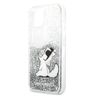 Karl Lagerfeld KLHCP13MGCFS iPhone 13/ 14 / 15 6,1" srebrny/silver hardcase Liquid Glitter Choupette Fun na NearMe.pl