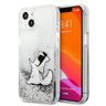 Karl Lagerfeld KLHCP13MGCFS iPhone 13/ 14 / 15 6,1" srebrny/silver hardcase Liquid Glitter Choupette Fun na NearMe.pl