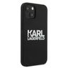Karl Lagerfeld KLHCP13MSLKLRBK iPhone 13/ 14 / 15 6,1" Silicone Stack Logo czarny/black na NearMe.pl