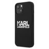 Karl Lagerfeld KLHCP13MSLKLRBK iPhone 13/ 14 / 15 6,1" Silicone Stack Logo czarny/black na NearMe.pl