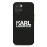 Karl Lagerfeld KLHCP13MSLKLRBK iPhone 13/ 14 / 15 6,1" Silicone Stack Logo czarny/black na NearMe.pl