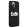 Karl Lagerfeld KLHCP13LSLKLRBK iPhone 13Pro / 13 6,1" Silicone Stack Logo czarny/black na NearMe.pl