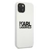 Karl Lagerfeld KLHCP13MSLKLWH iPhone 13/ 14 / 15 6,1" Silicone Stack Logo biały/white na NearMe.pl
