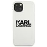 Karl Lagerfeld KLHCP13MSLKLWH iPhone 13/ 14 / 15 6,1" Silicone Stack Logo biały/white na NearMe.pl