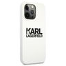 Karl Lagerfeld KLHCP13LSLKLWH iPhone 13 Pro / 13 6,1" Silicone Stack Logo biały/white na NearMe.pl