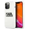 Karl Lagerfeld KLHCP13LSLKLWH iPhone 13 Pro / 13 6,1" Silicone Stack Logo biały/white na NearMe.pl