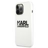 Karl Lagerfeld KLHCP13LSLKLWH iPhone 13 Pro / 13 6,1" Silicone Stack Logo biały/white na NearMe.pl
