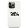 Karl Lagerfeld KLHCP13LSLKLWH iPhone 13 Pro / 13 6,1" Silicone Stack Logo biały/white na NearMe.pl