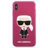 Karl Lagerfeld KLHCPXSLFKFU iPhone X/Xshardcase fuksja/fushia Silicone Ikonik na NearMe.pl