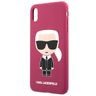 Karl Lagerfeld KLHCPXSLFKFU iPhone X/Xshardcase fuksja/fushia Silicone Ikonik na NearMe.pl