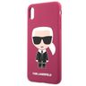 Karl Lagerfeld KLHCI65SLFKFU iPhone Xs Max hardcase fuksja/fushia Silicone Ikonic na NearMe.pl