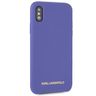 Karl Lagerfeld KLHCPXSLVOG iPhone X/Xs hardcase fioletowy/violet Silicone na NearMe.pl