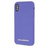 Karl Lagerfeld KLHCPXSLVOG iPhone X/Xs hardcase fioletowy/violet Silicone na NearMe.pl