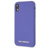 Karl Lagerfeld KLHCI61SLVOG iPhone  Xr hardcase fioletowy/violet Silicone na NearMe.pl