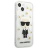 Karl Lagerfeld KLHCP13MHFLT iPhone 13/ 14 / 15 6,1" przezroczysty/transparent Flower Ikonik Karl na NearMe.pl
