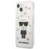 Karl Lagerfeld KLHCP13MHFLT iPhone 13/ 14 / 15 6,1" przezroczysty/transparent Flower Ikonik Karl na NearMe.pl