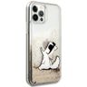 Karl Lagerfeld KLHCP12MGCFD iPhone 12/ 12 Pro 6,1" złoty/gold hardcase Liquid Glitter Choupette Fun na NearMe.pl