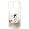 Karl Lagerfeld KLHCP12MGCFD iPhone 12/ 12 Pro 6,1" złoty/gold hardcase Liquid Glitter Choupette Fun na NearMe.pl