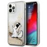 Karl Lagerfeld KLHCP12MGCFD iPhone 12/ 12 Pro 6,1" złoty/gold hardcase Liquid Glitter Choupette Fun na NearMe.pl
