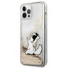 Karl Lagerfeld KLHCP12MGCFD iPhone 12/ 12 Pro 6,1" złoty/gold hardcase Liquid Glitter Choupette Fun na NearMe.pl