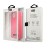 Karl Lagerfeld KLHCP13SSLMP1PI iPhone 13mini 5,4" hardcase fuksja/fuchsia Silicone Plaque na NearMe.pl
