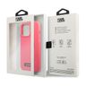 Karl Lagerfeld KLHCP13XSLMP1PI iPhone 13 Pro Max 6,7" hardcase fuksja/fuchsia Silicone Plaque na NearMe.pl
