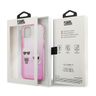 Karl Lagerfeld KLHCP13MTGKCP iPhone 13/ 14 / 15 6,1" hardcase różowy/pink Gradient Ikonik Karl & Choupette na NearMe.pl