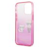 Karl Lagerfeld KLHCP13LTGKCP iPhone 13Pro / 13 6,1" hardcase różowy/pink Gradient Ikonik Karl & Choupette na NearMe.pl