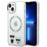 Karl Lagerfeld KLHMP14SHKCT iPhone 14/ 15 / 13 6,1" hardcase przeźroczysty/transparent Karl & Choupette Aluminium Magsafe na NearMe.pl