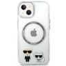 Karl Lagerfeld KLHMP14SHKCT iPhone 14/ 15 / 13 6,1" hardcase przeźroczysty/transparent Karl & Choupette Aluminium Magsafe na NearMe.pl